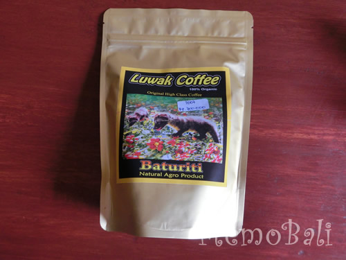 バリ島「Luwak coffee（ルアックコーヒー）」Memo Bali