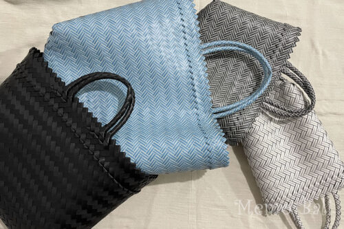 バリ島「Tas Pasar Anyaman（プラスチック織パサールバッグ）」Memo Bali