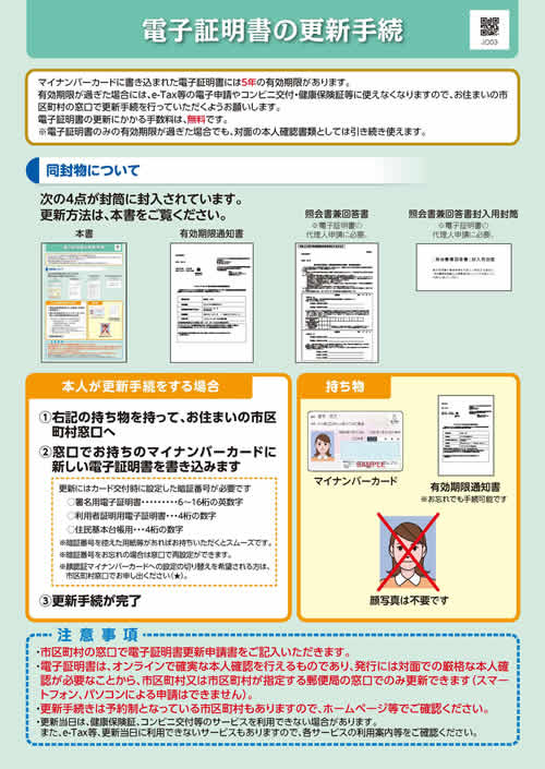 マイナンバー更新